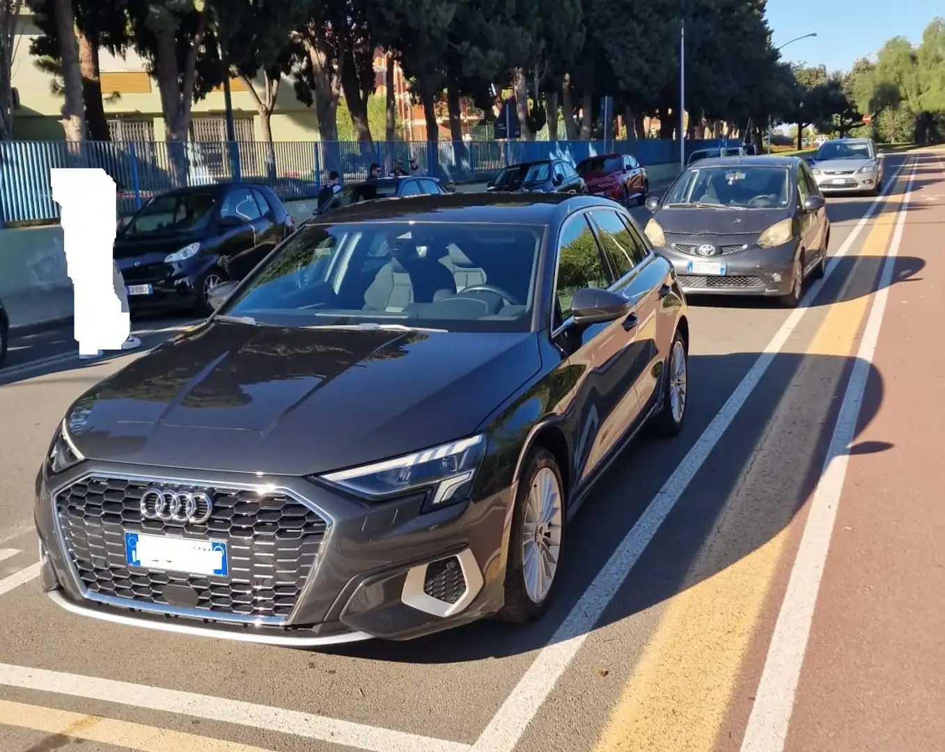 Audi A3 A3 40 TFSI-e con gancio traino elettrico Grigio - 1
