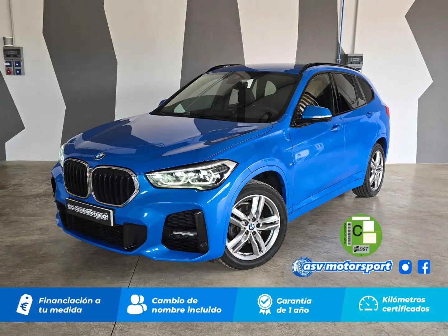 BMW X1 sDrive 18i Azul - 1