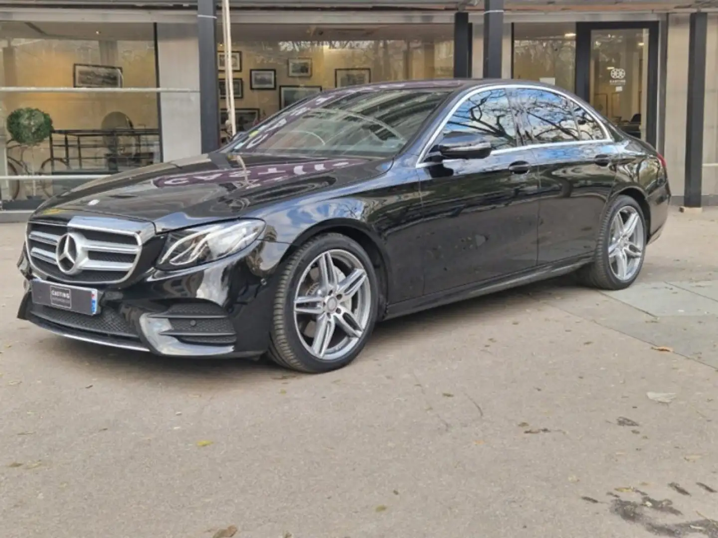 Mercedes-Benz E 220 220 D 195CH SPORTLINE 9G-TRONIC Noir - 1