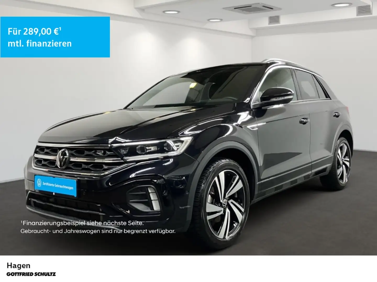 Volkswagen T-Roc 1.5 TSI DSG LED NAV AHK ACC KAMERA R-Line Noir - 1