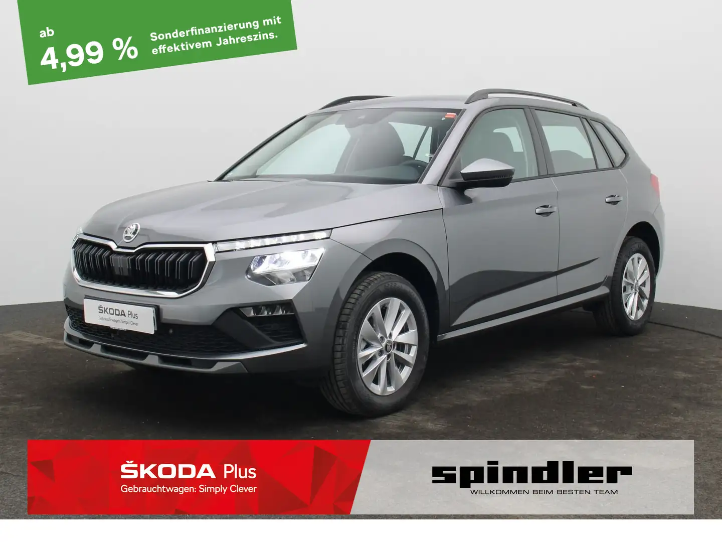 Skoda Kamiq Selection 1.0TSI / SmartLink,LED, RFK, AHK Grau - 1
