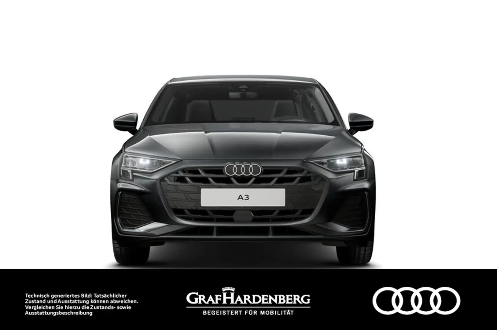 Audi A3 Lim. 35 TFSI S line Virt.Cockpit Navi HuD AHK Gris - 2