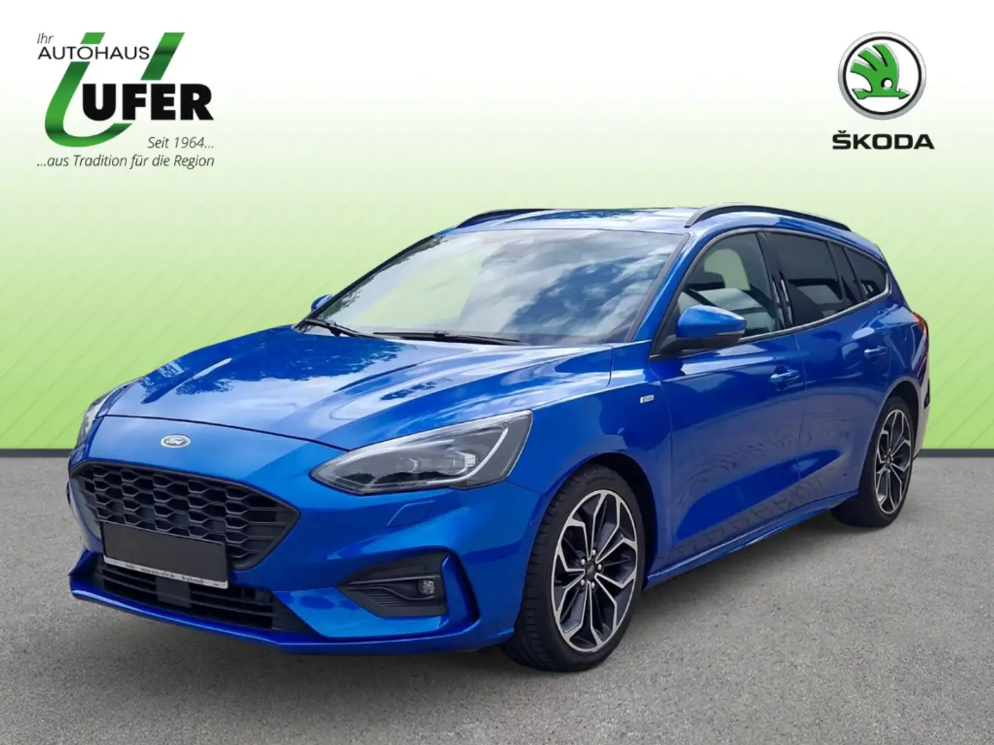 Ford Focus Turnier ST-Line 1.5 ACC RFK Hill Hold Bleu - 1
