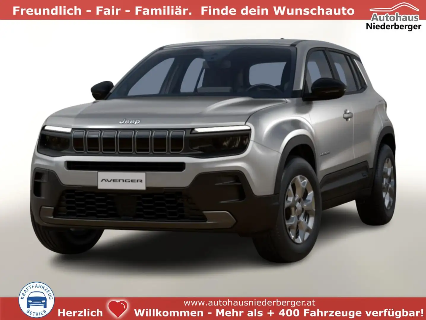 Jeep Avenger Longitude 1.2 MHEV 110 DCT SHZ LED PDC 81 kW (1... Grau - 1