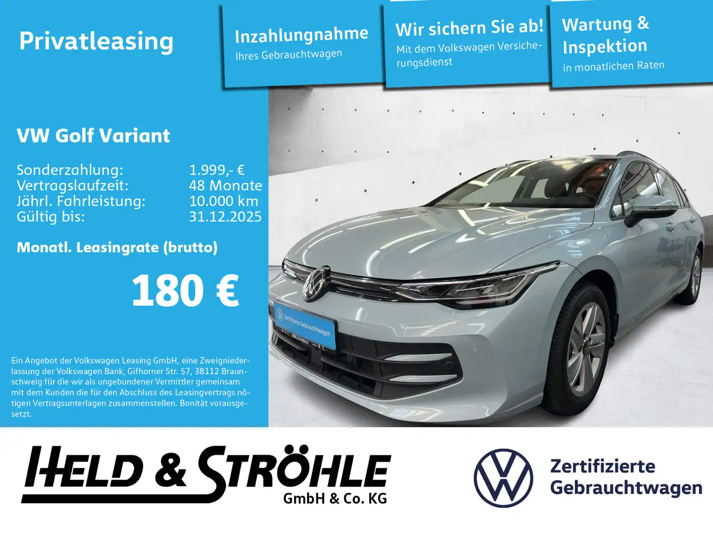 Volkswagen Golf Variant Life 1.5 TSI LED PDC SHZ APP DAB+ Blu/Azzurro - 1
