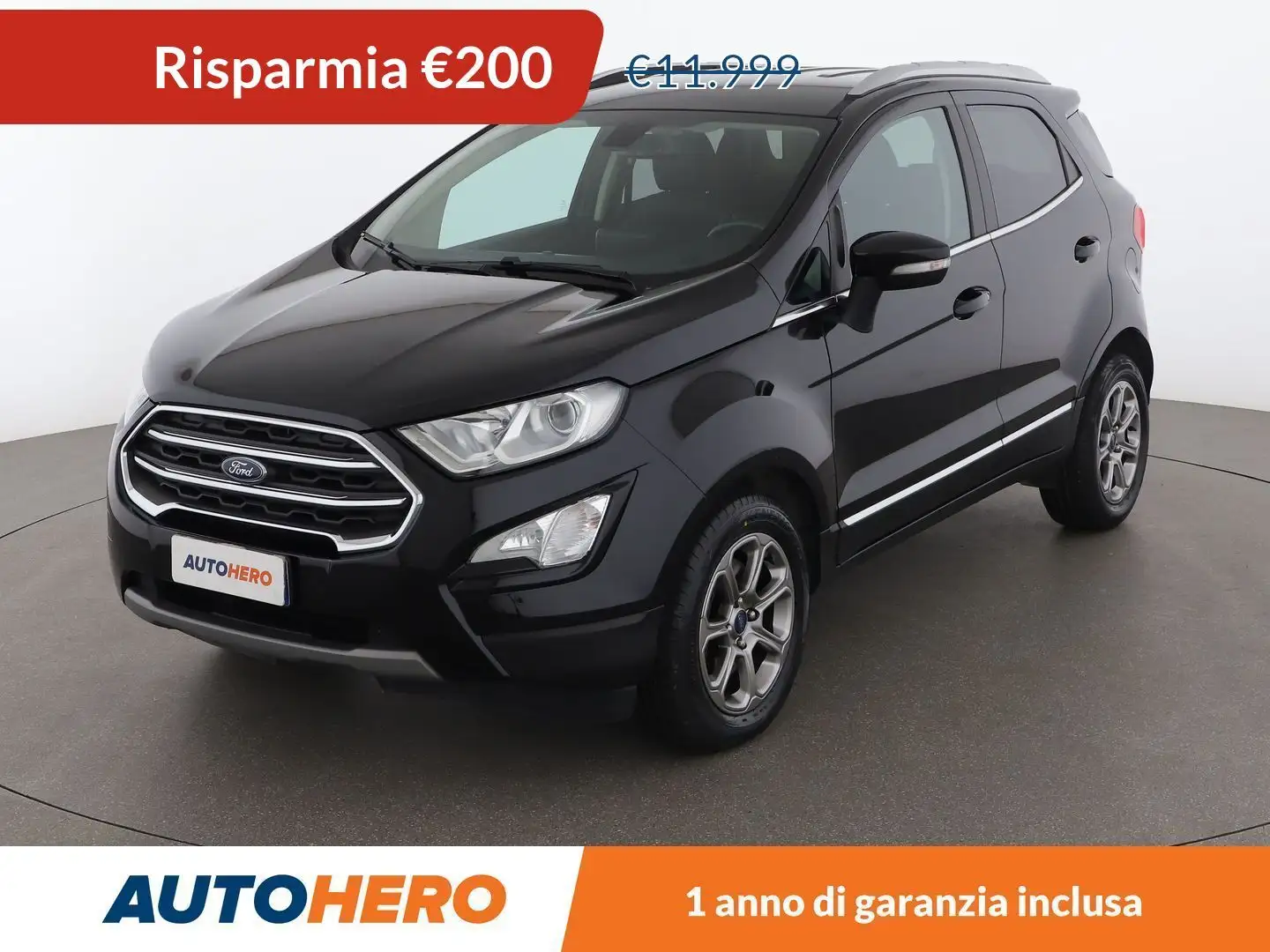 Ford EcoSport 1.5 EcoBlue TDCi Titanium 100 CV Nero - 1