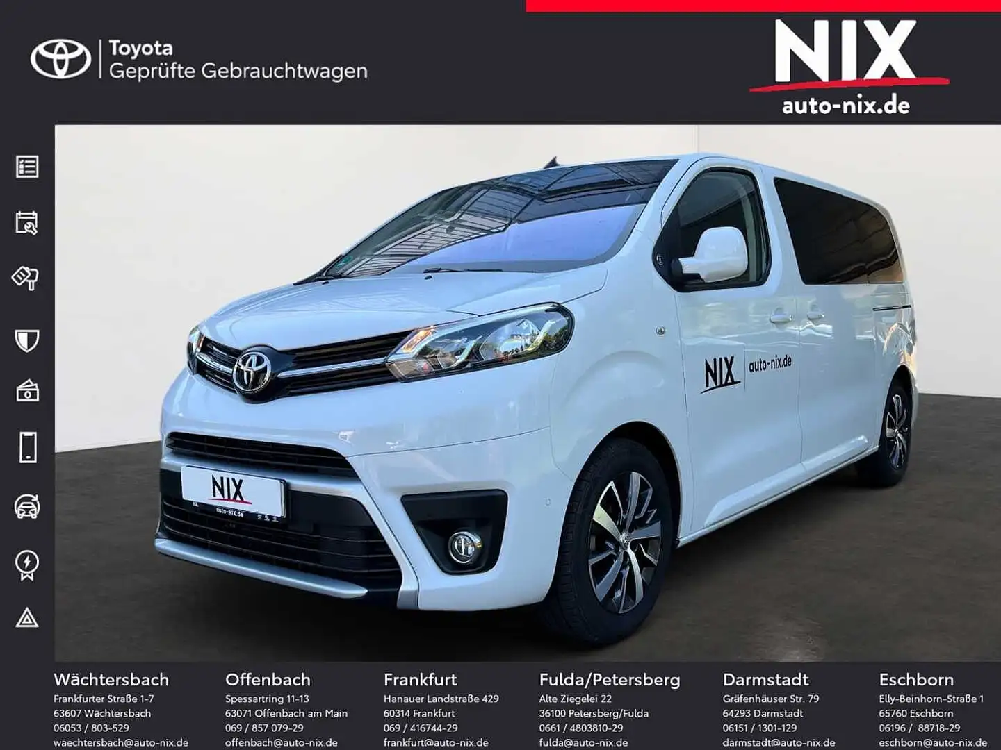 Toyota Proace Verso 2.0 D-4D L1 Team D 8-Siitzer Weiß - 1