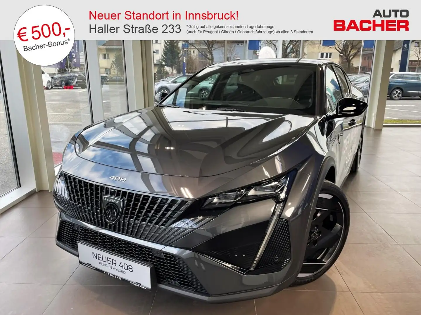 Peugeot 408 GT Hyb. 225 EAT8 Grau - 1