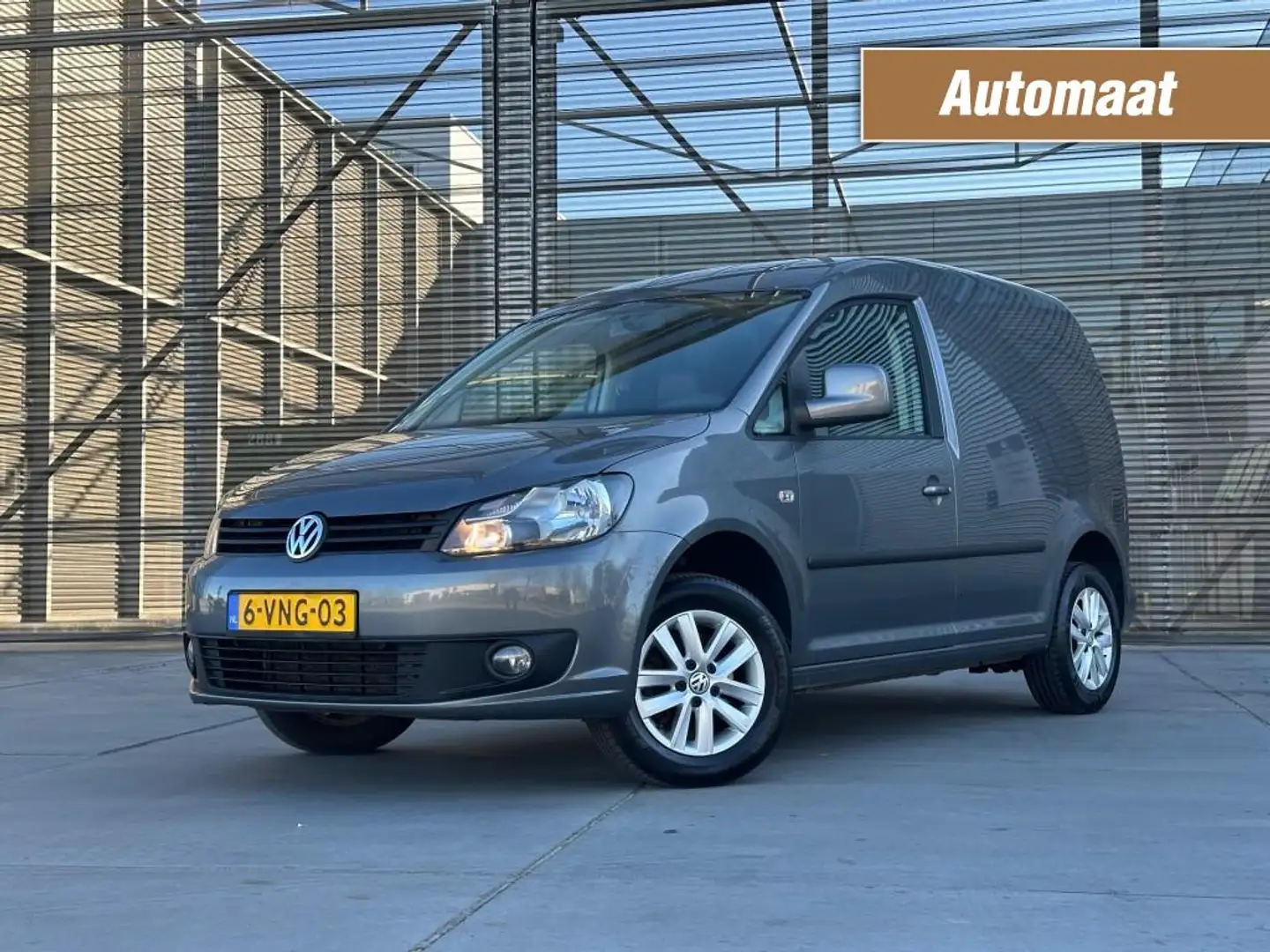 Volkswagen Caddy 1.6 TDI AIRCO/NAVI/LM VELGEN/AUTOMAAT !! Grau - 1
