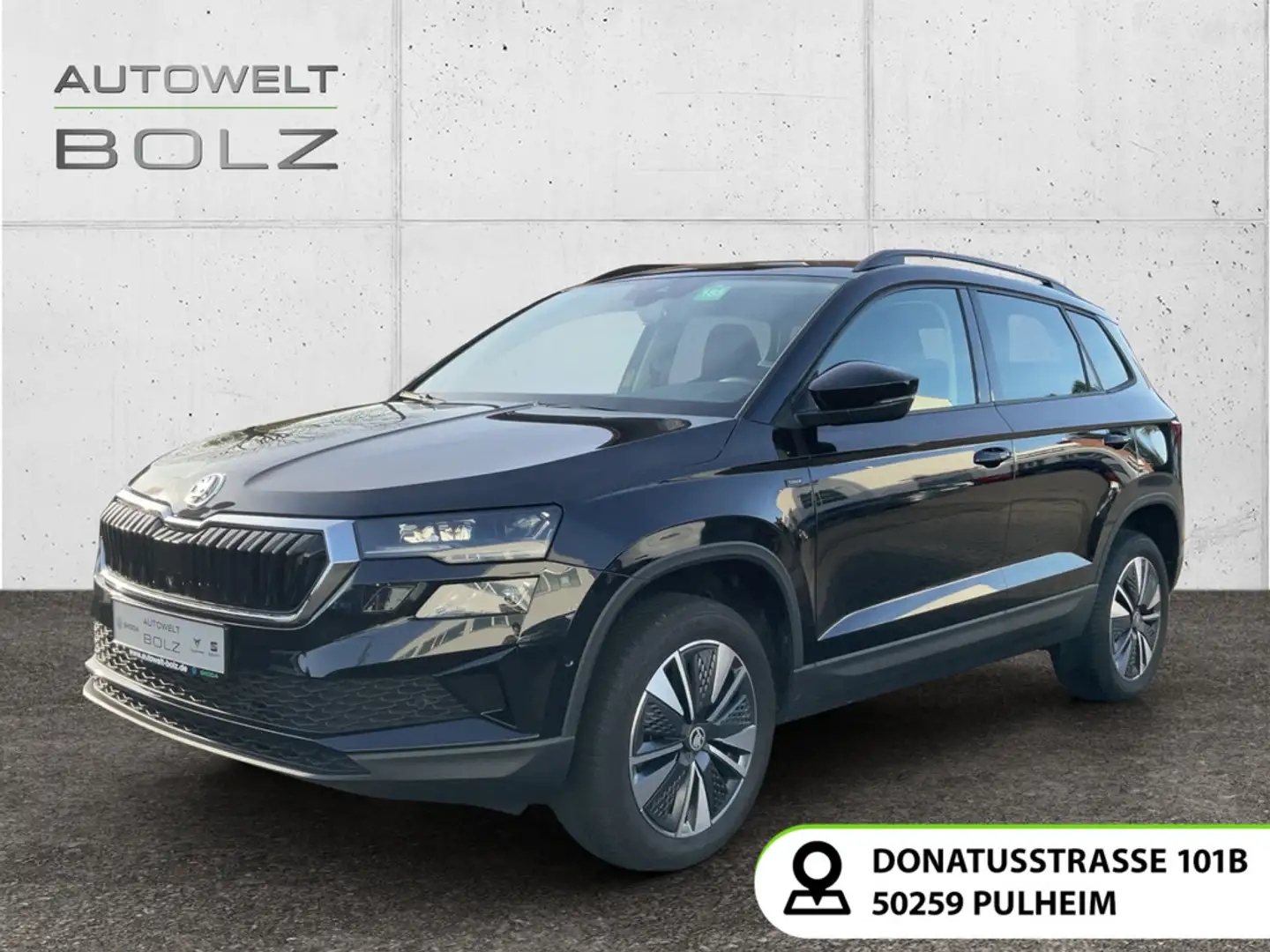 Skoda Karoq Selection 1.5 TSI AHK Pano Navi 360Kam Dig Schwarz - 1