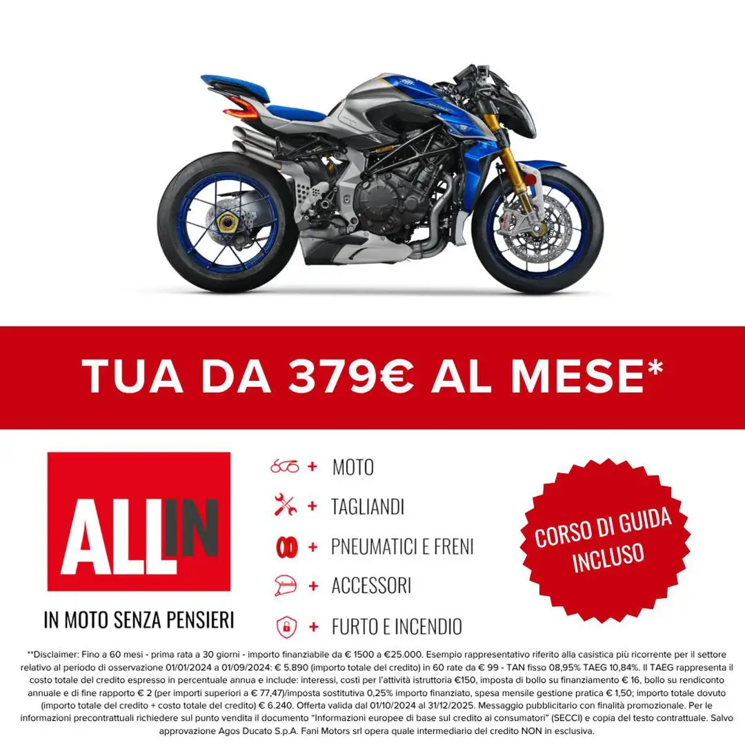 MV Agusta Brutale ASSEN Bianco - 2
