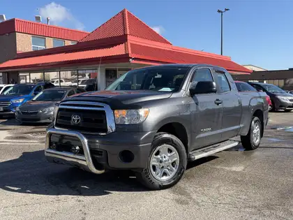 Black 2013 Toyota Tundra Grade Double Cab 4.6L 4WD Pickup Truck Four-Wheel Drive 6-Speed Automatic