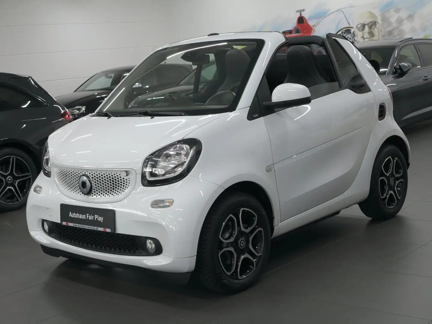 smart forTwo Cabrio Prime Abstandstemp./Kamera/U-FREI! Weiß - 2
