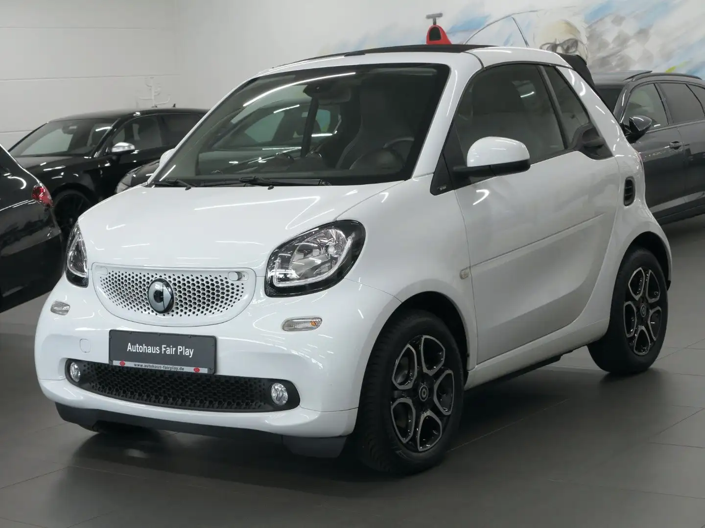 smart forTwo Cabrio Prime Abstandstemp./Kamera/U-FREI! Weiß - 1