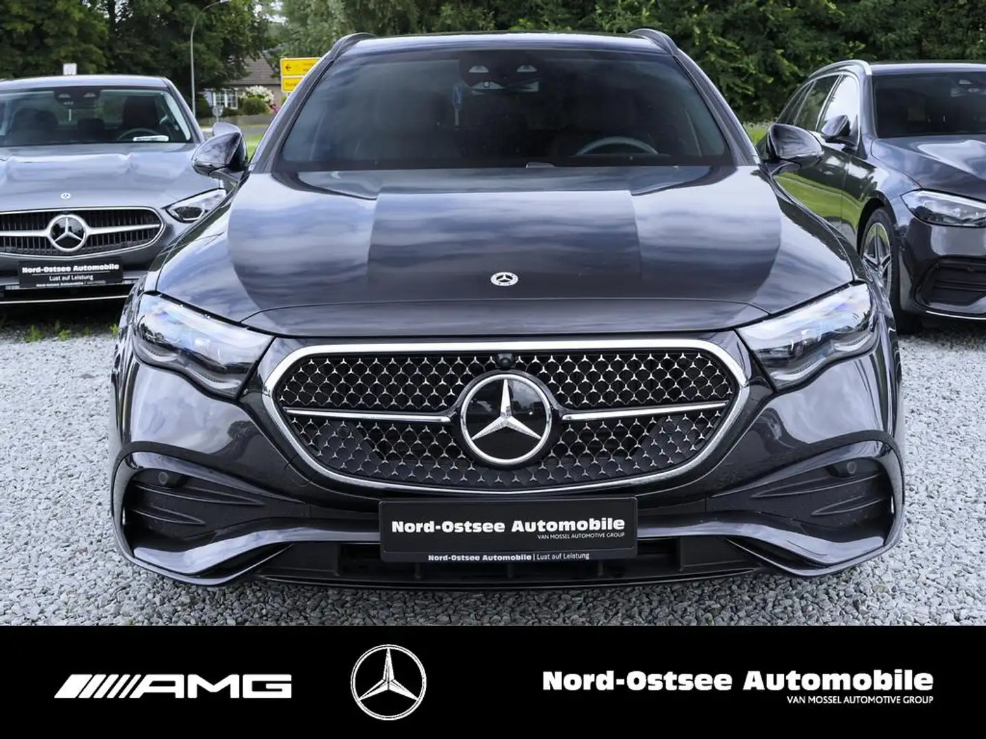 Mercedes-Benz E 200 T AMG Premium 360° PANO NIGHT AHK DIG-LIGHT BURMES Gris - 2