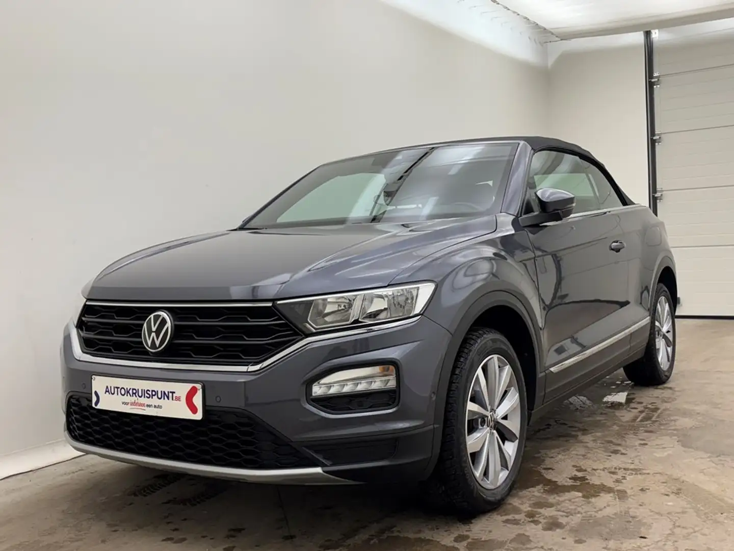 Volkswagen T-Roc 1.0 TSI OPF Style Cabrio GPS Dig.Airco Alu Blauw - 2
