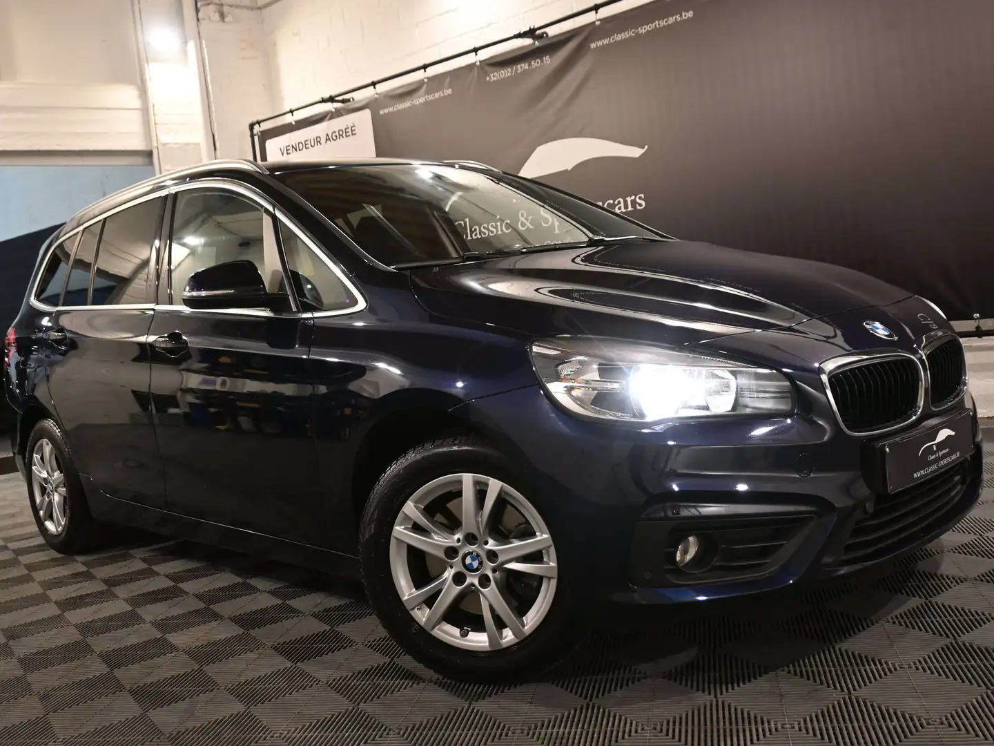 BMW 218 d Gran Tourer PACK SPORT / CUIR / GPS NAVI / PDC Azul - 2