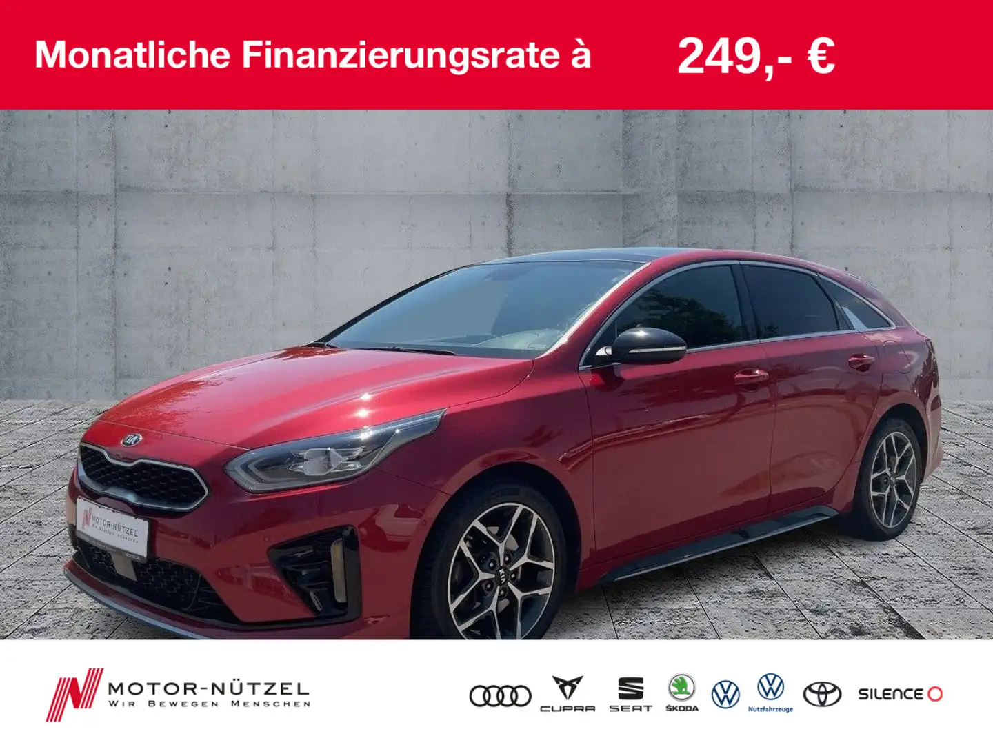 Kia ProCeed / pro_cee'd Pro ceed 1.6 CRDi GT Bi-LED+NAV+RFK+GRA+DAB+SRA Roşu - 1