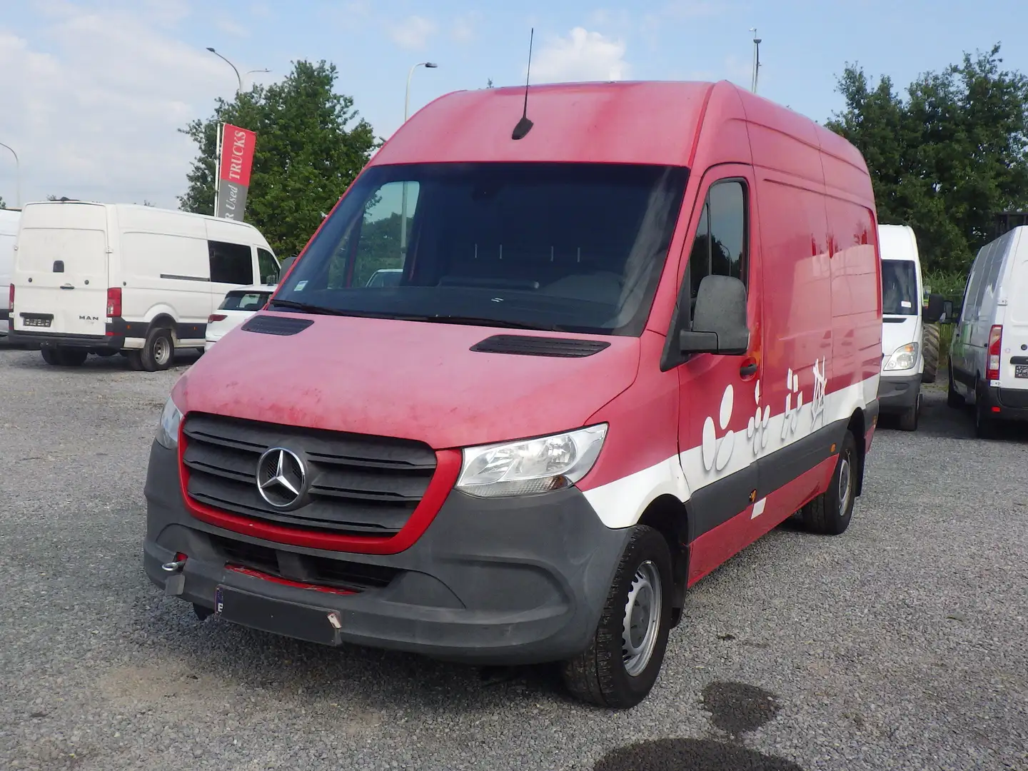 Mercedes-Benz Sprinter 316 CDI MOTORSCHADEN (Stock ID 11562) Rood - 1