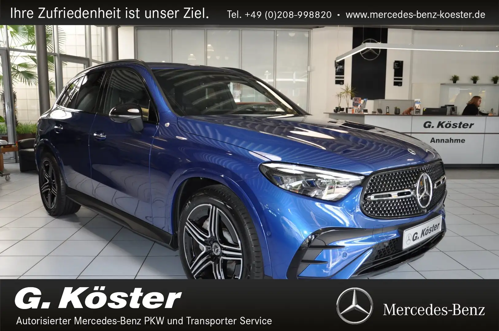 Mercedes-Benz GLC 300 GLC 300 d 4Matic Standheizung AMG Line/Navi/Auto Blauw - 1