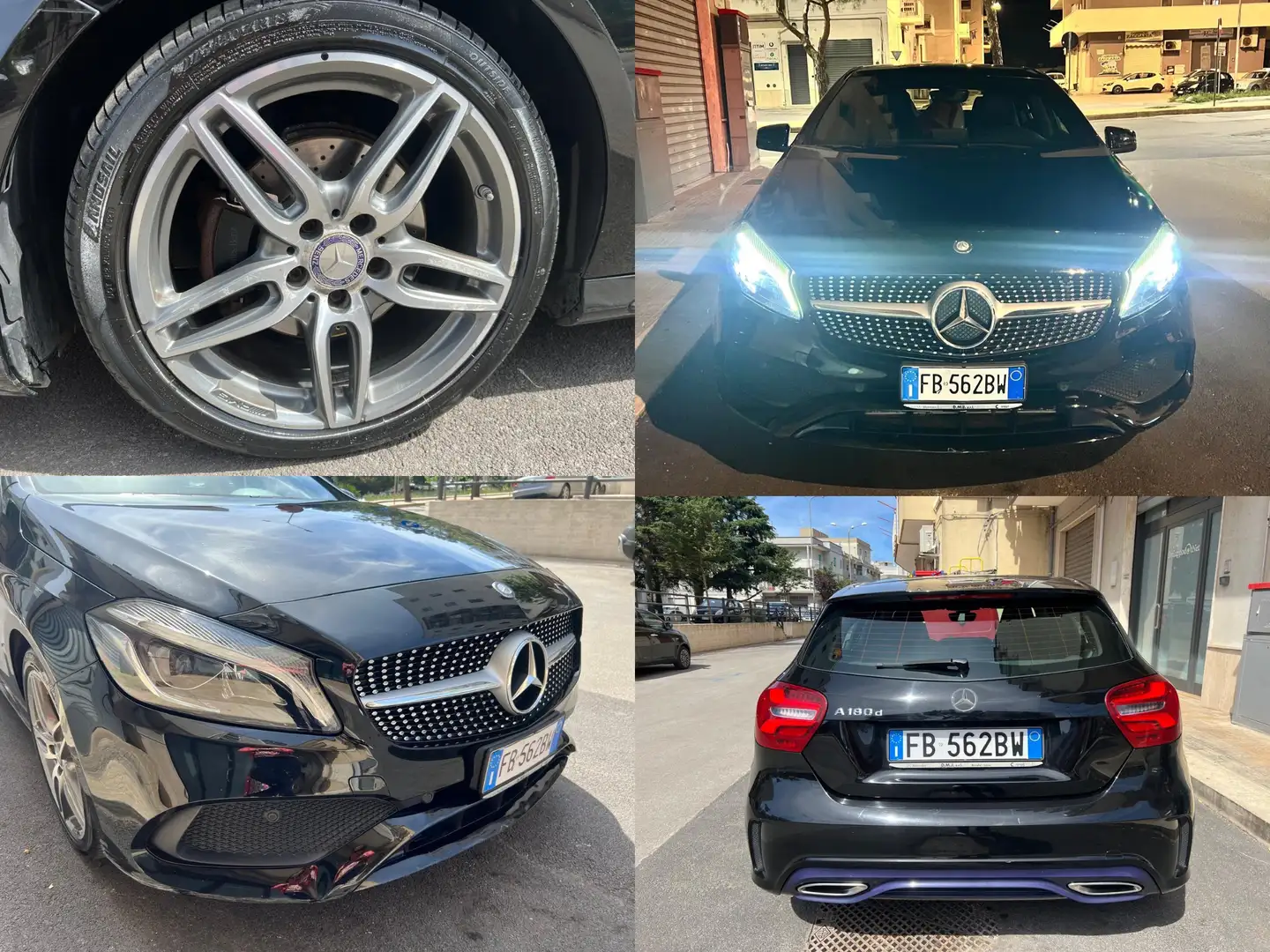 Mercedes-Benz A 180 Classe A - W176 cdi Premium auto E6 Nero - 2