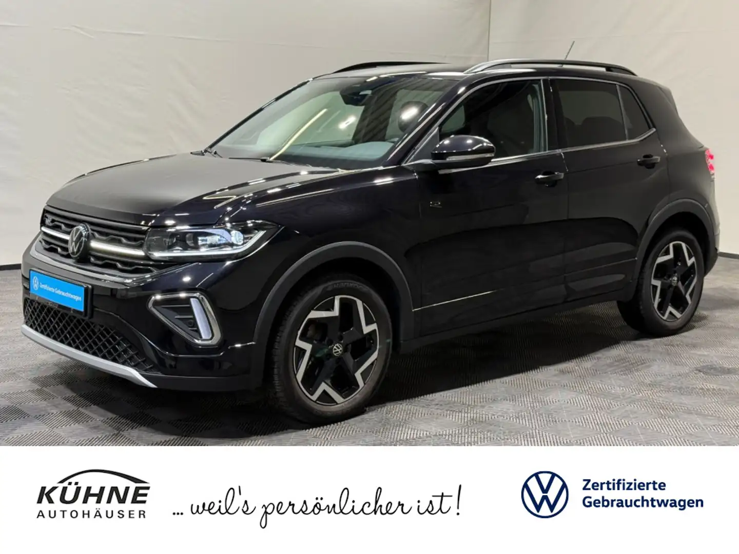 Volkswagen T-Cross R-Line 1.5 TSI DSG | MATRIX NAVI AHK ACC Schwarz - 1