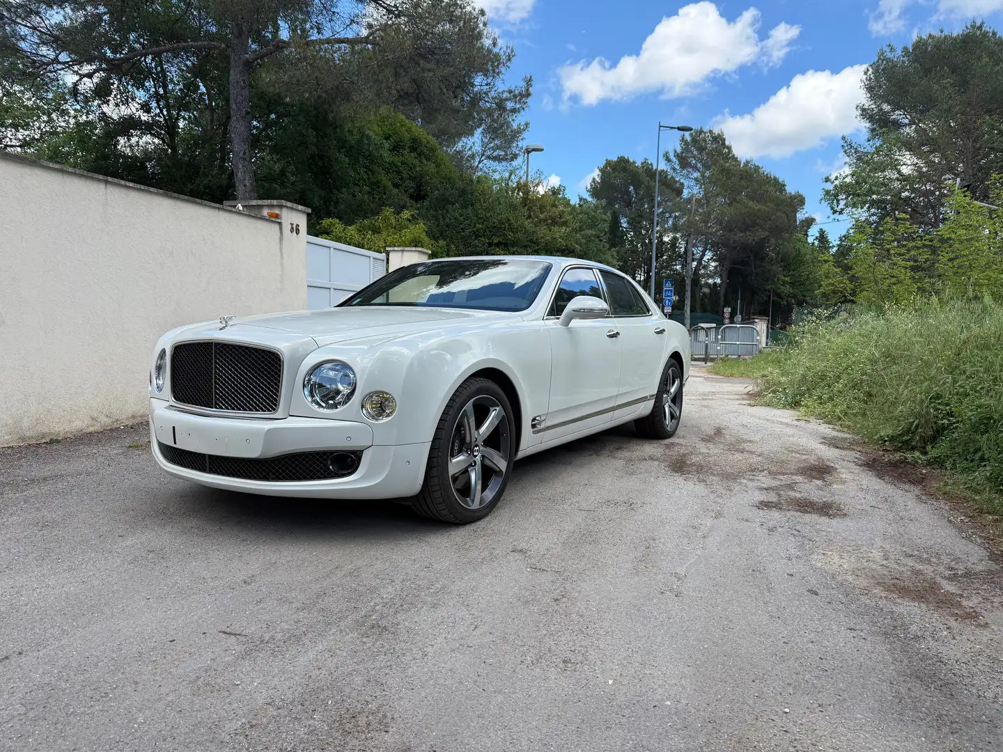 Bentley Mulsanne V8 6.75 537 ch BVA Speed Edition 1 Of 1 Monaco Blanc - 2