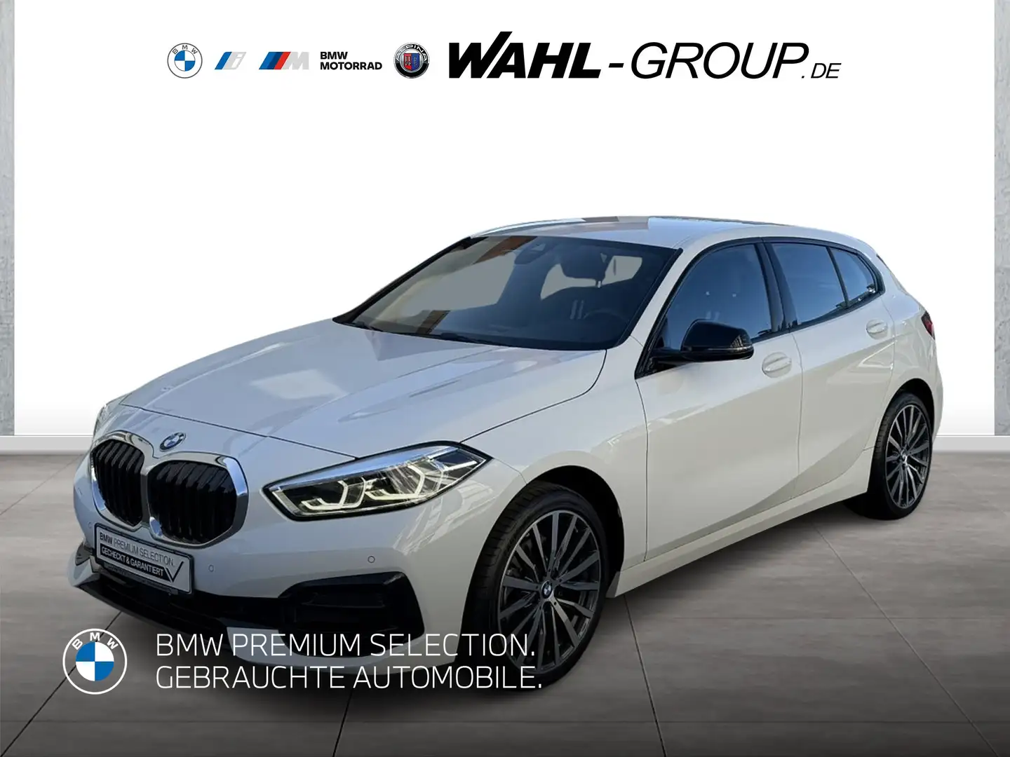 BMW 118 i Sport Line LED ActiveGuard+ Navi PDC DAB Weiß - 1
