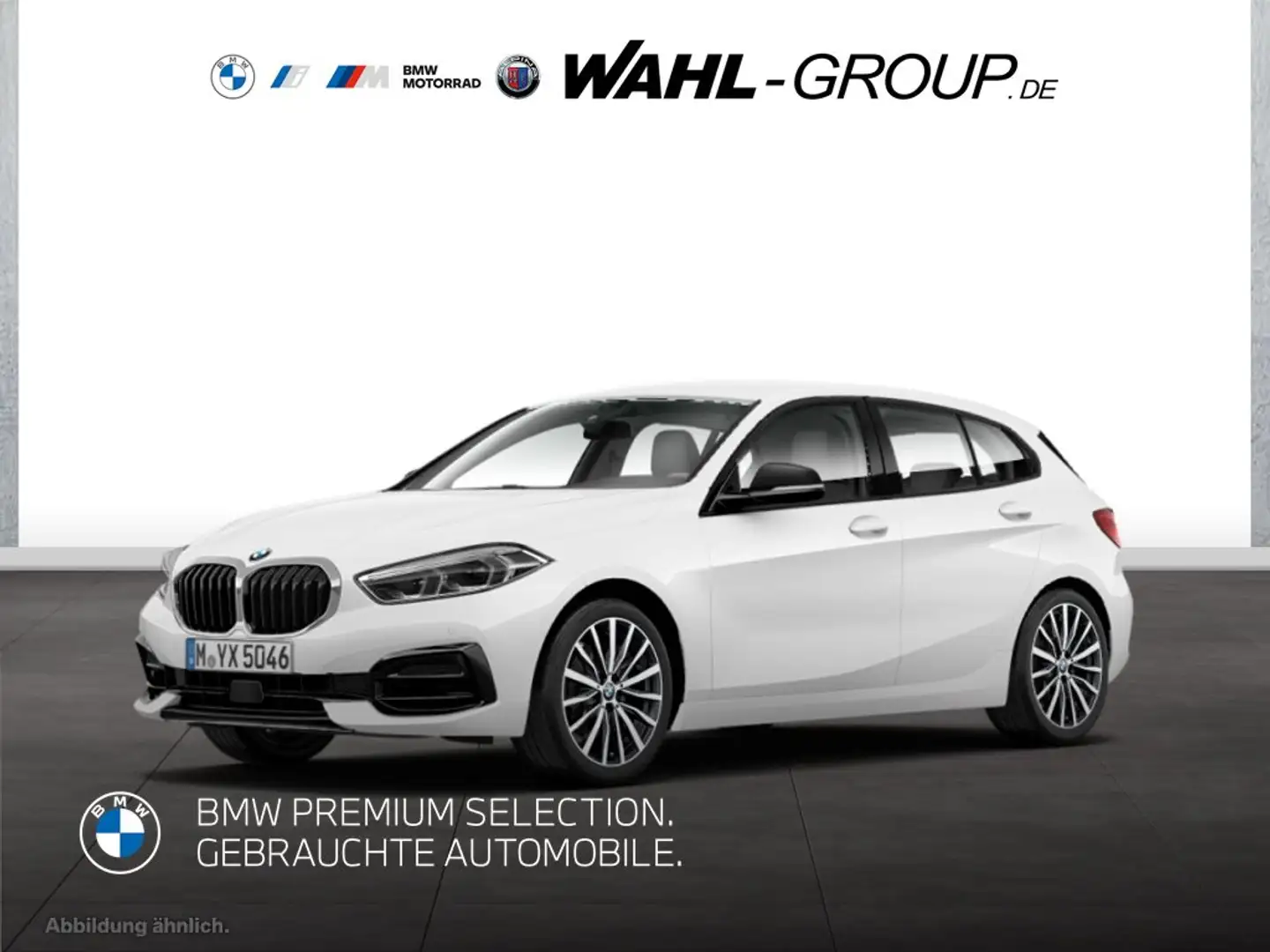 BMW 118 i Sport Line LED ActiveGuard+ Navi PDC DAB Weiß - 1