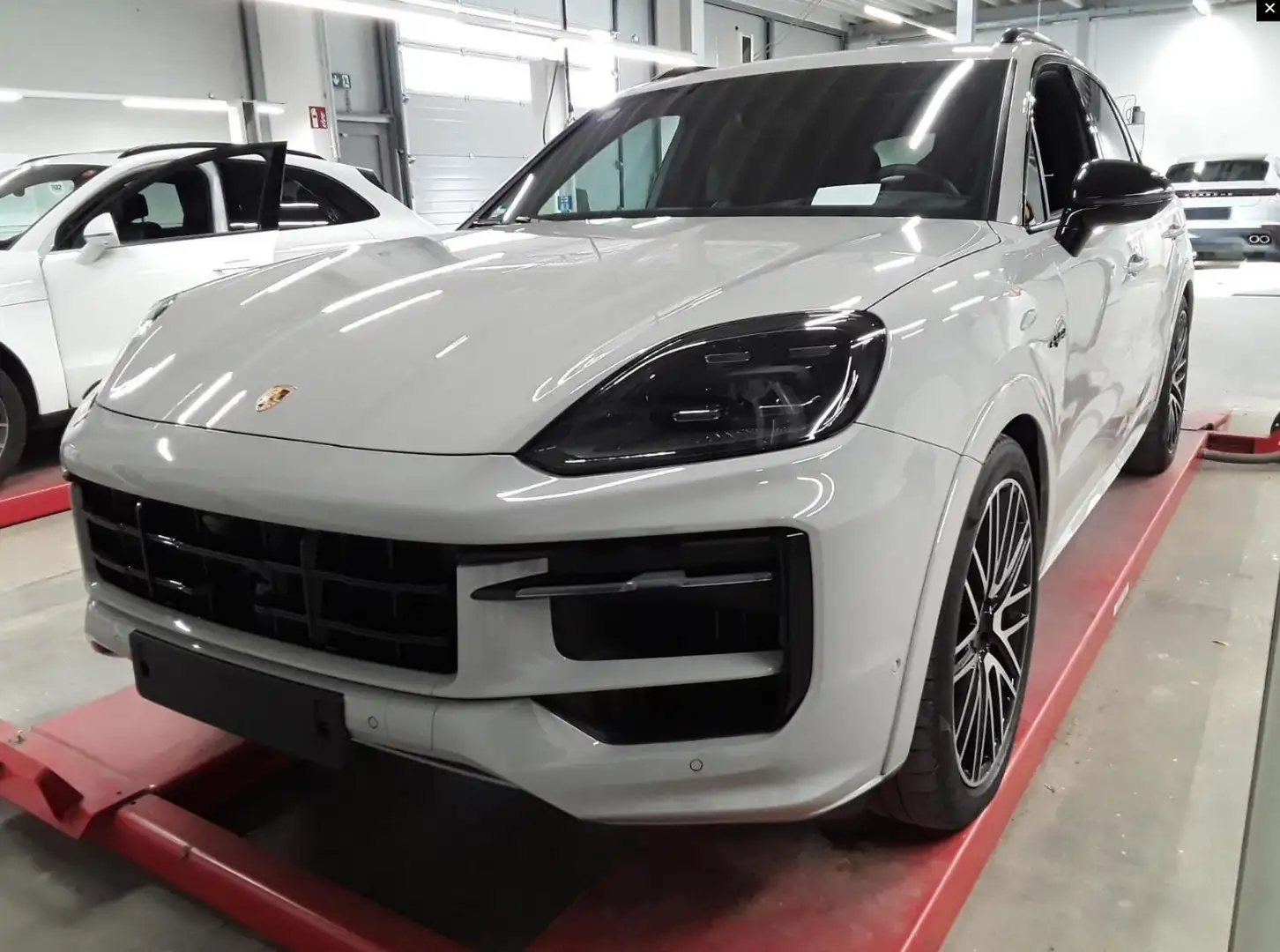 Porsche Cayenne S E-Hyb #SPORT DESIGN! 22"ALU! KREIDE! Gris - 2