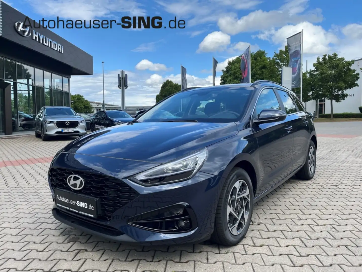 Hyundai i30 Kombi Automatik M-Hybrid Klima LED Kamera Blau - 1