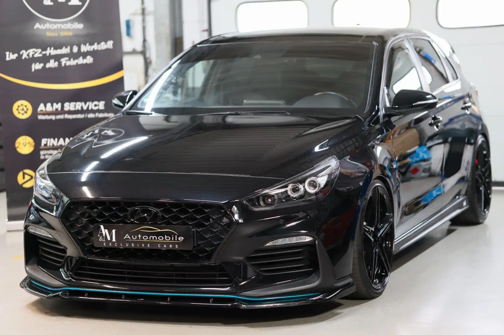 Hyundai i30 N PERFORMANCE *PANO*LEDER*RKAM*NAVI*LED* Noir - 1