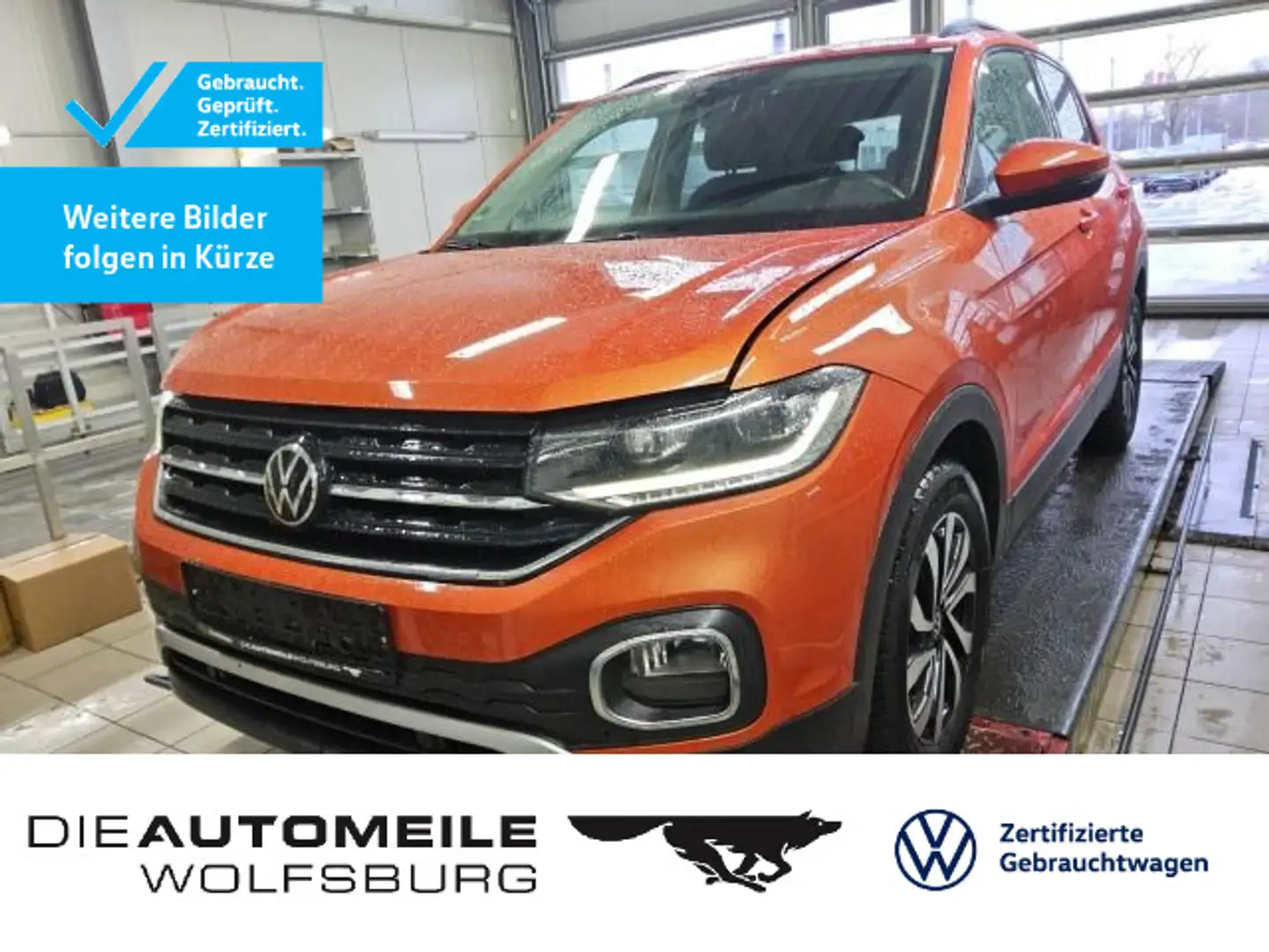 Volkswagen T-Cross 1.0 TSI Active AHK/ACC/Einparkhi Orange - 1