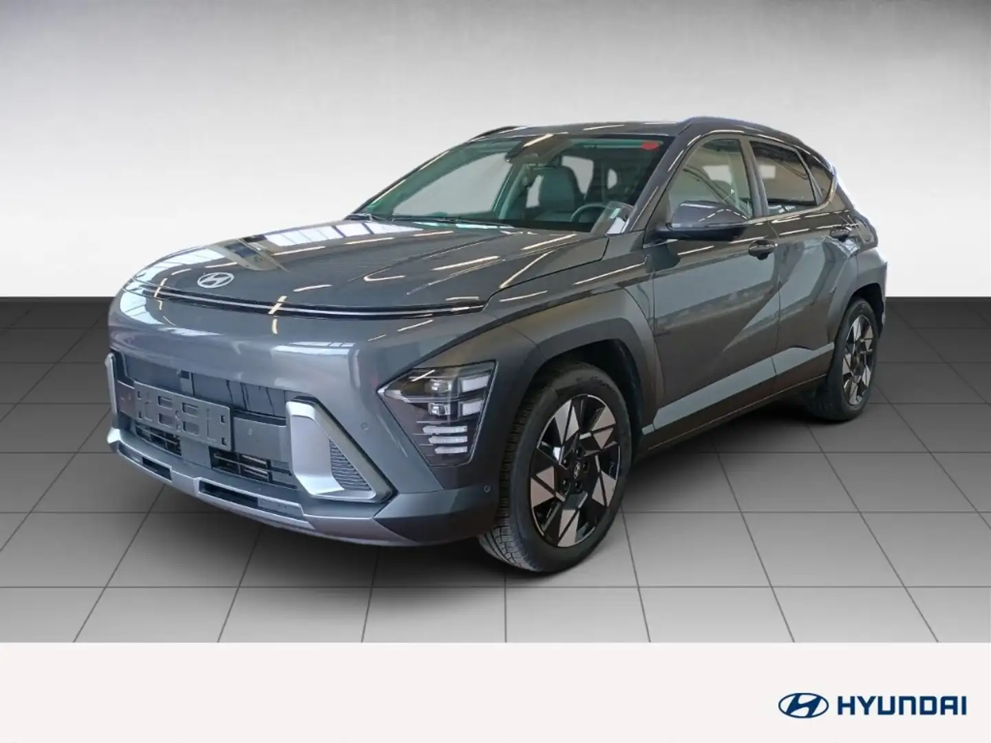 Hyundai KONA ALLRAD PRIME+LEDER+AUTOMATIK+ALLWETTERREIFEN Grijs - 1
