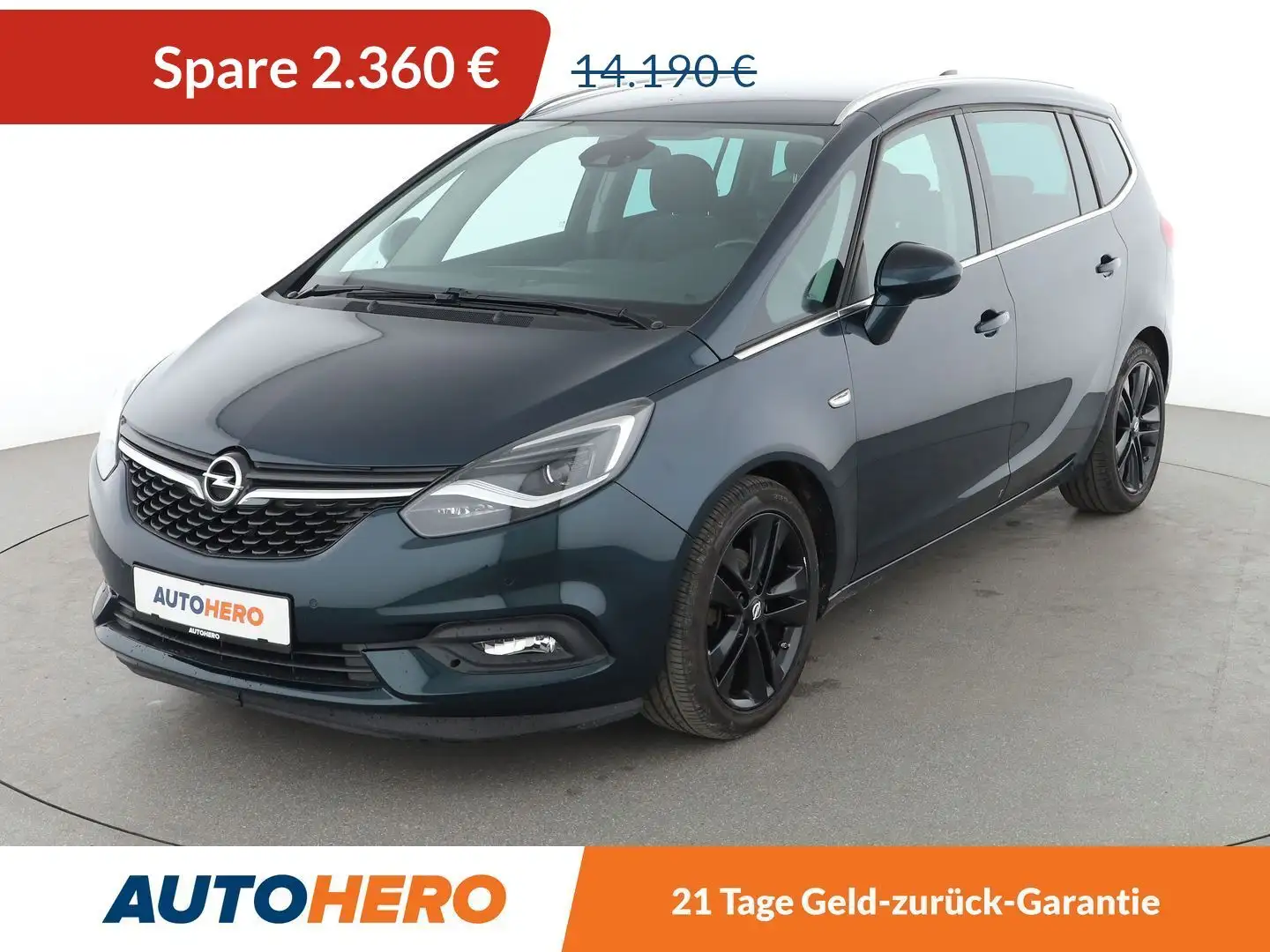 Opel Zafira Tourer 1.4 Turbo Innovation Start/Stop *NAVI*CAM*SHZ* Grün - 1