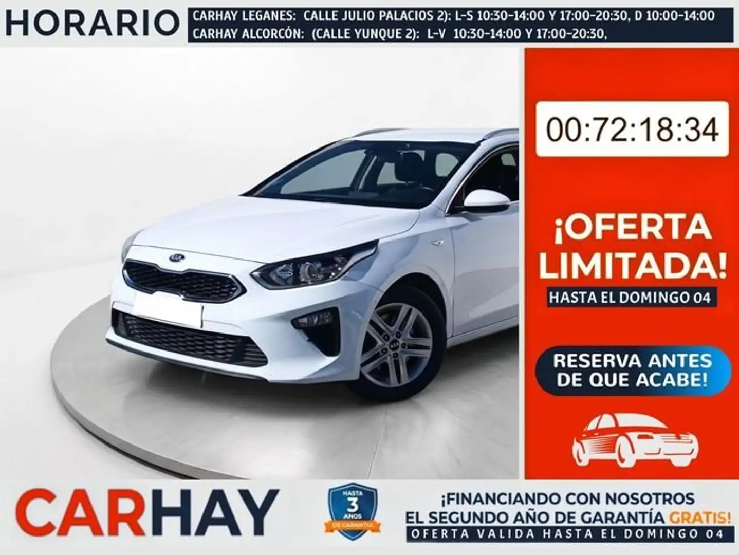 Kia Tourer 1.6 MHEV iMT 100kW Drive Blanco - 1