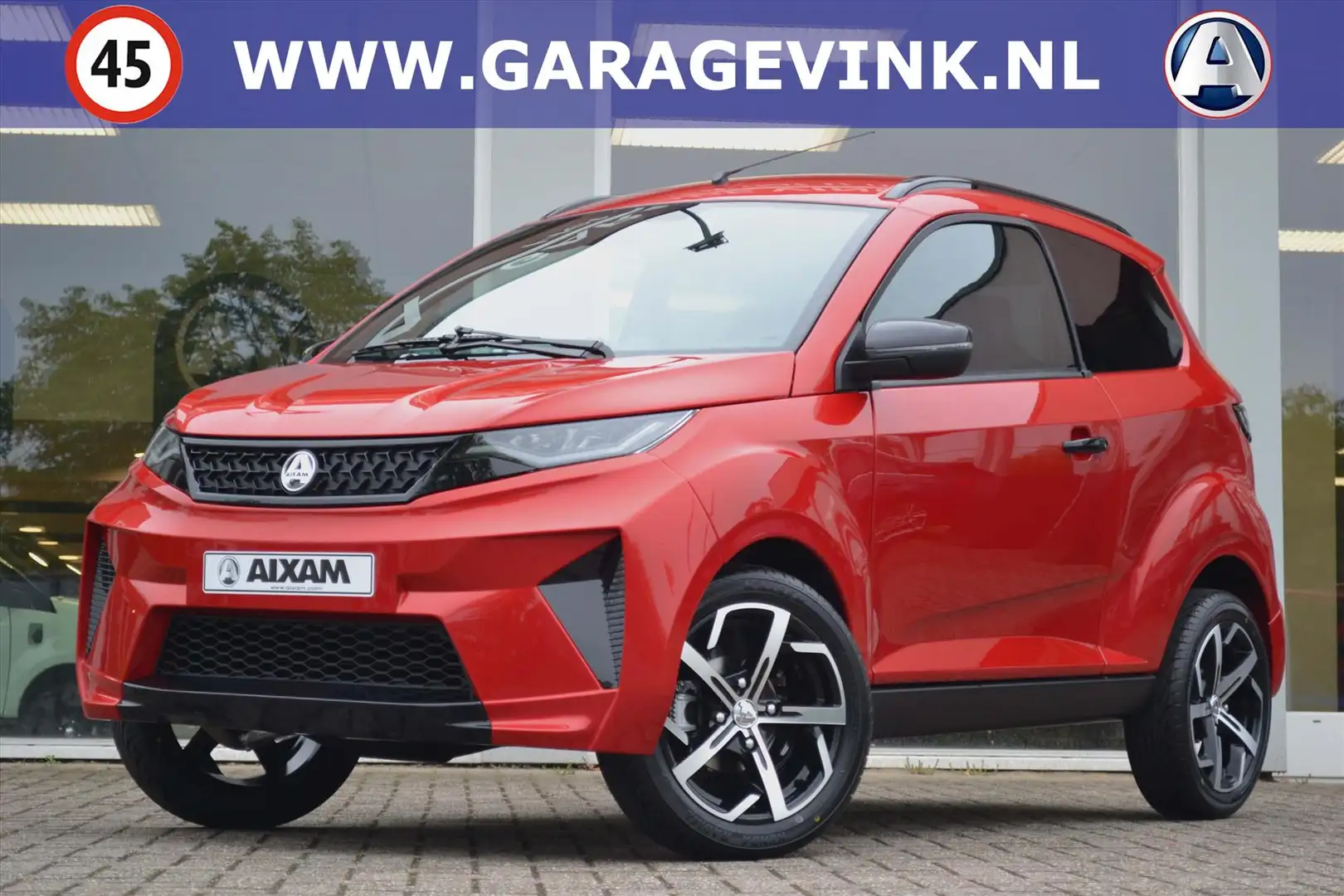 Aixam Crossover S9 100% ELEKTRISCH | Apple car play en Android aut Roşu - 1