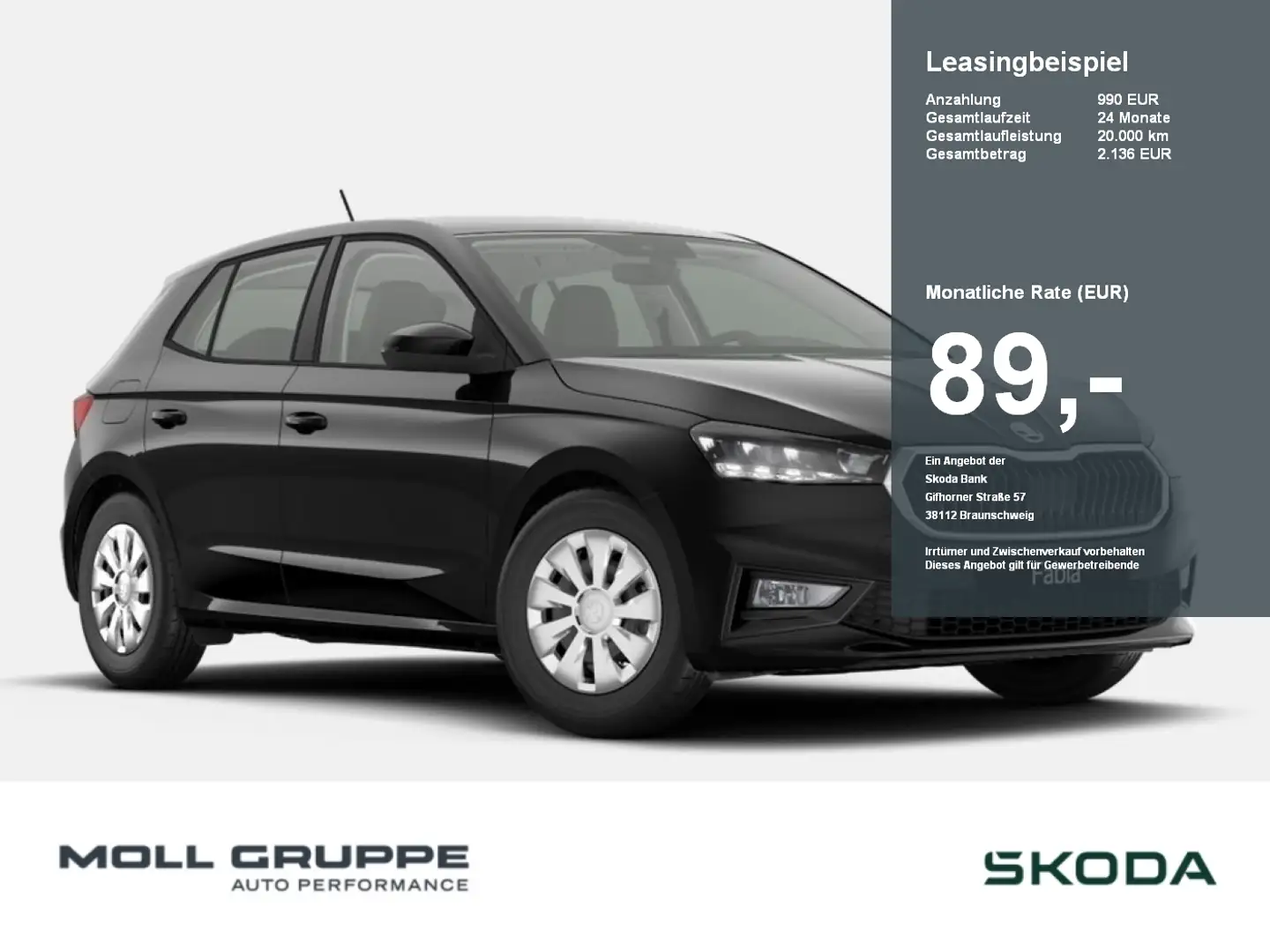Skoda Fabia 1.0 MPI Essence LED PDC SHZ SOUNDSYS SPURH Schwarz - 1