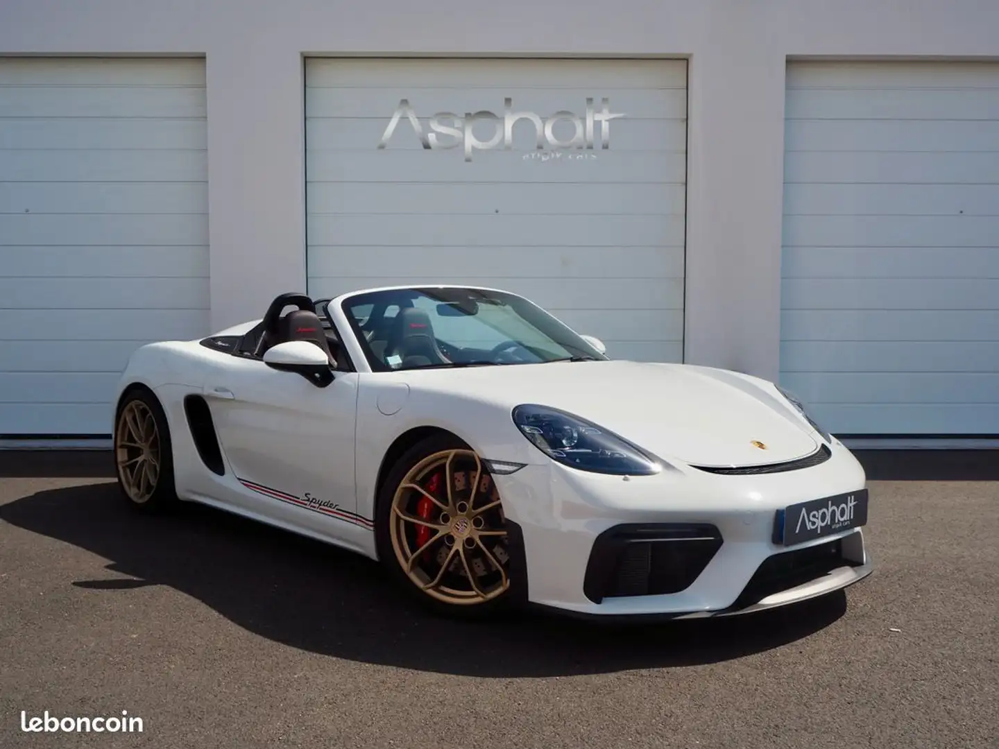 Porsche 718 Spyder 4.0l 420 cv BVM6 Weiß - 1