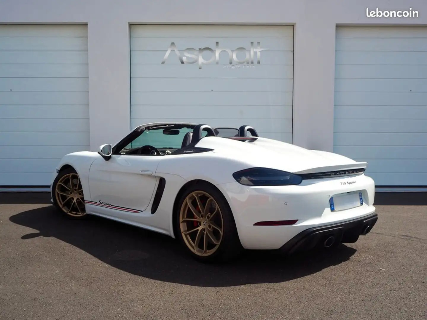 Porsche 718 Spyder 4.0l 420 cv BVM6 Weiß - 2