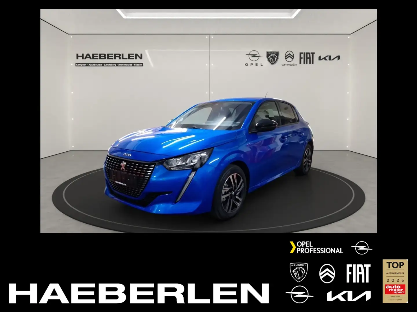 Peugeot 208 Allure Sitzheizung LED+Navi+SHZ+Kam.+KlimaA Blauw - 1