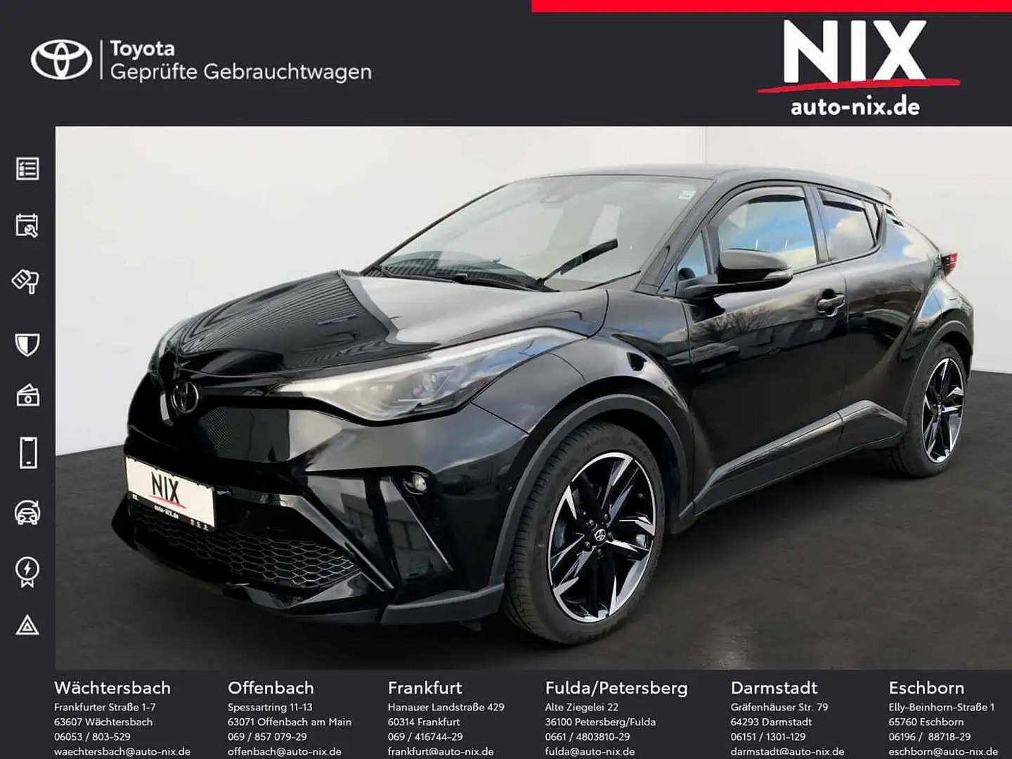 Toyota C-HR 2.0 Hybrid GR-Spot Black Edition LED AHK Schwarz - 1