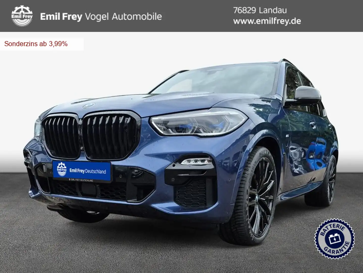 BMW X5 xDrive45e *HuD*Sportpaket* Blauw - 1