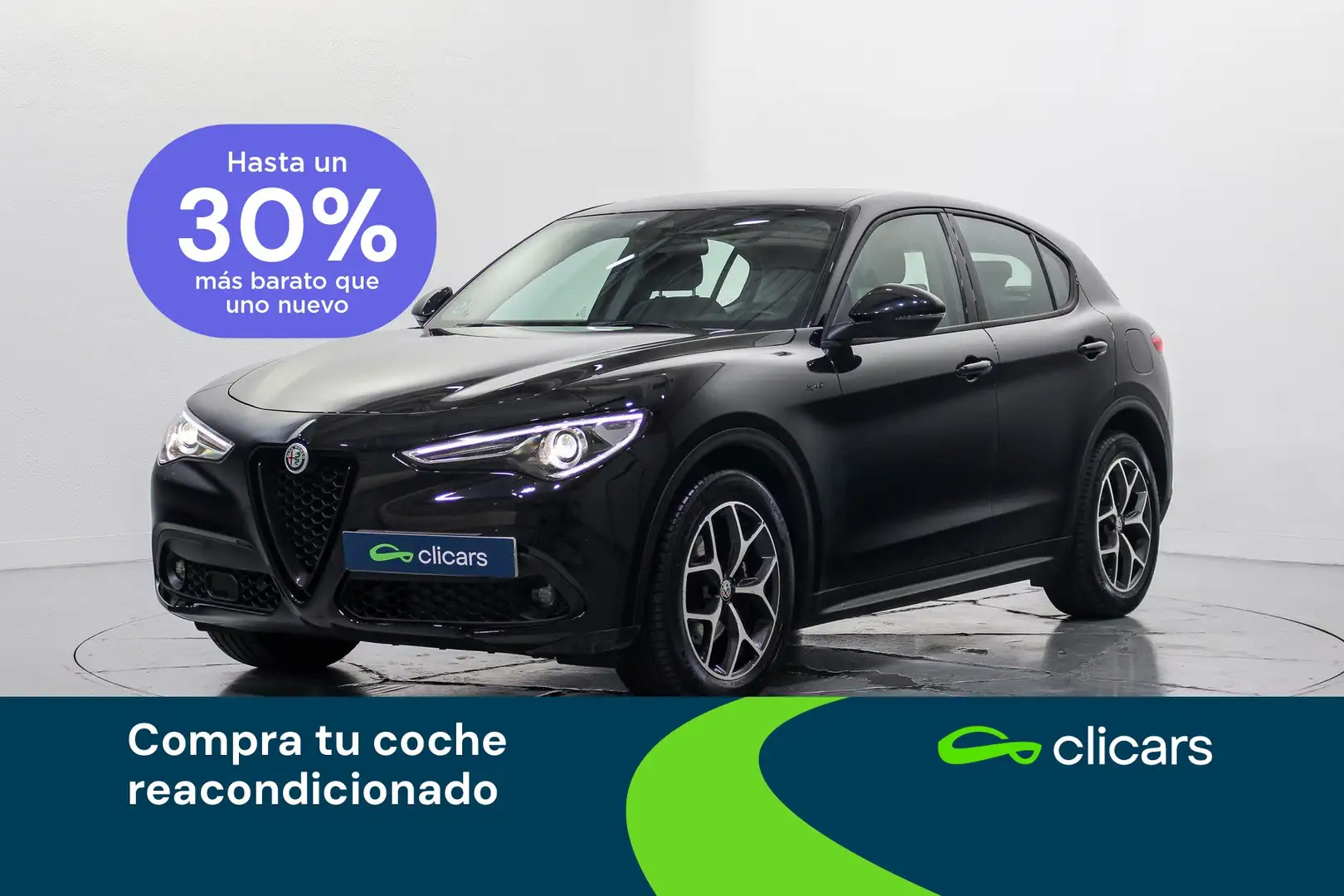 Alfa Romeo Stelvio 2.2 Sprint RWD 190 Aut. Negro - 1