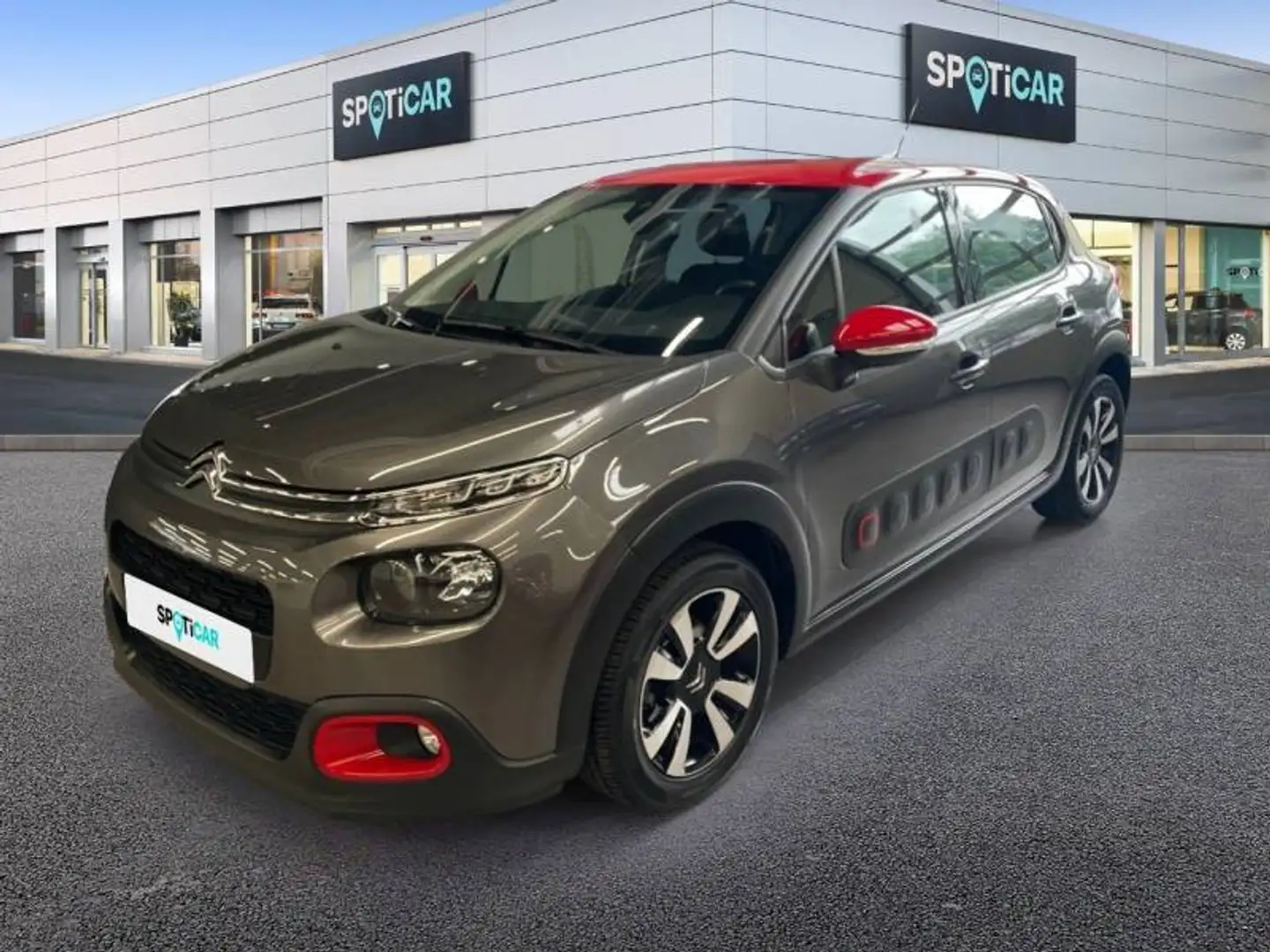 Citroen C3 3 1.2 PureTech 110 S&S EAT6 Shine Gris - 1