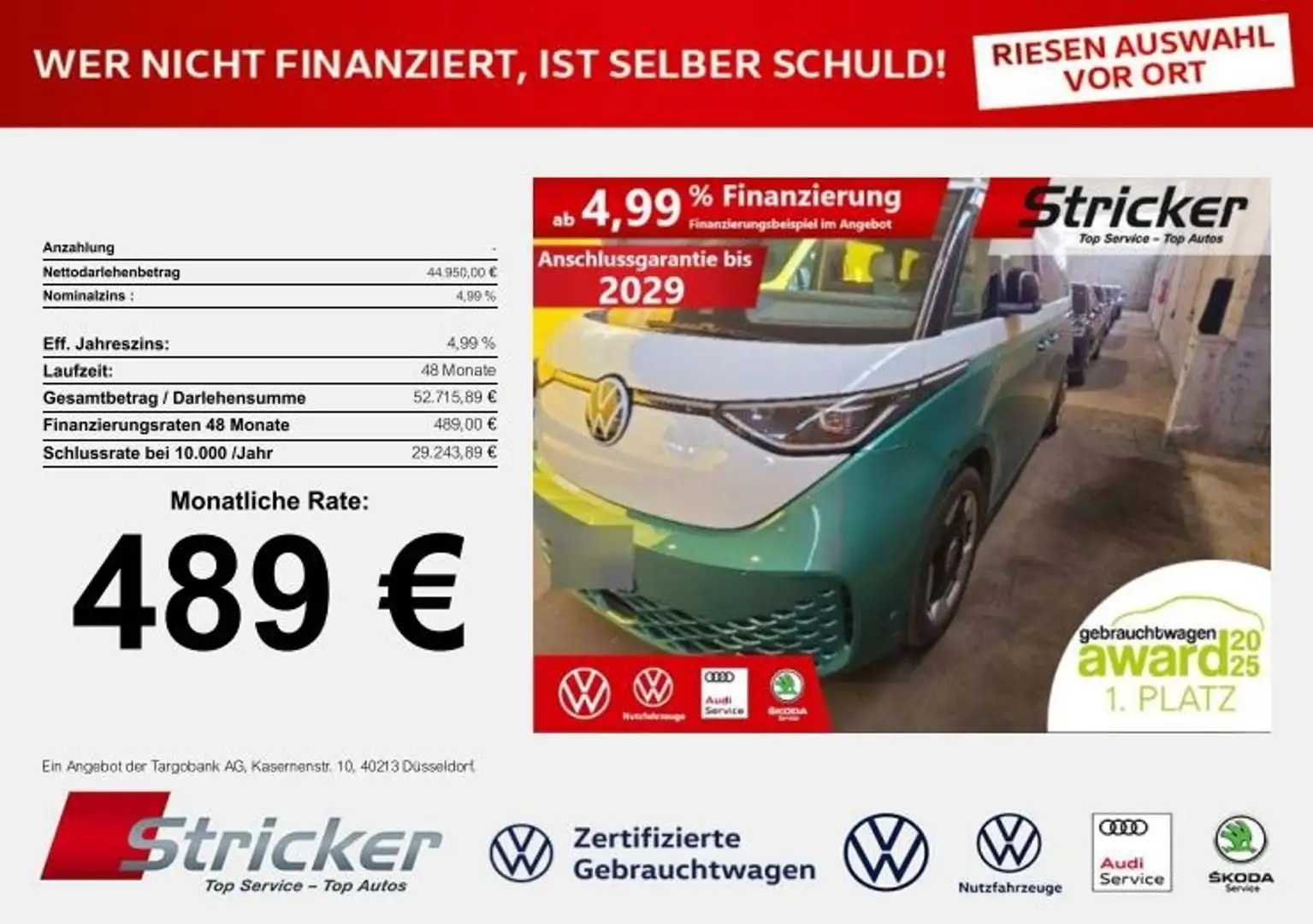 Volkswagen ID. Buzz Pro 150/77 489,-ohne Anzahlung IQ.Light Kamera Weiß - 2