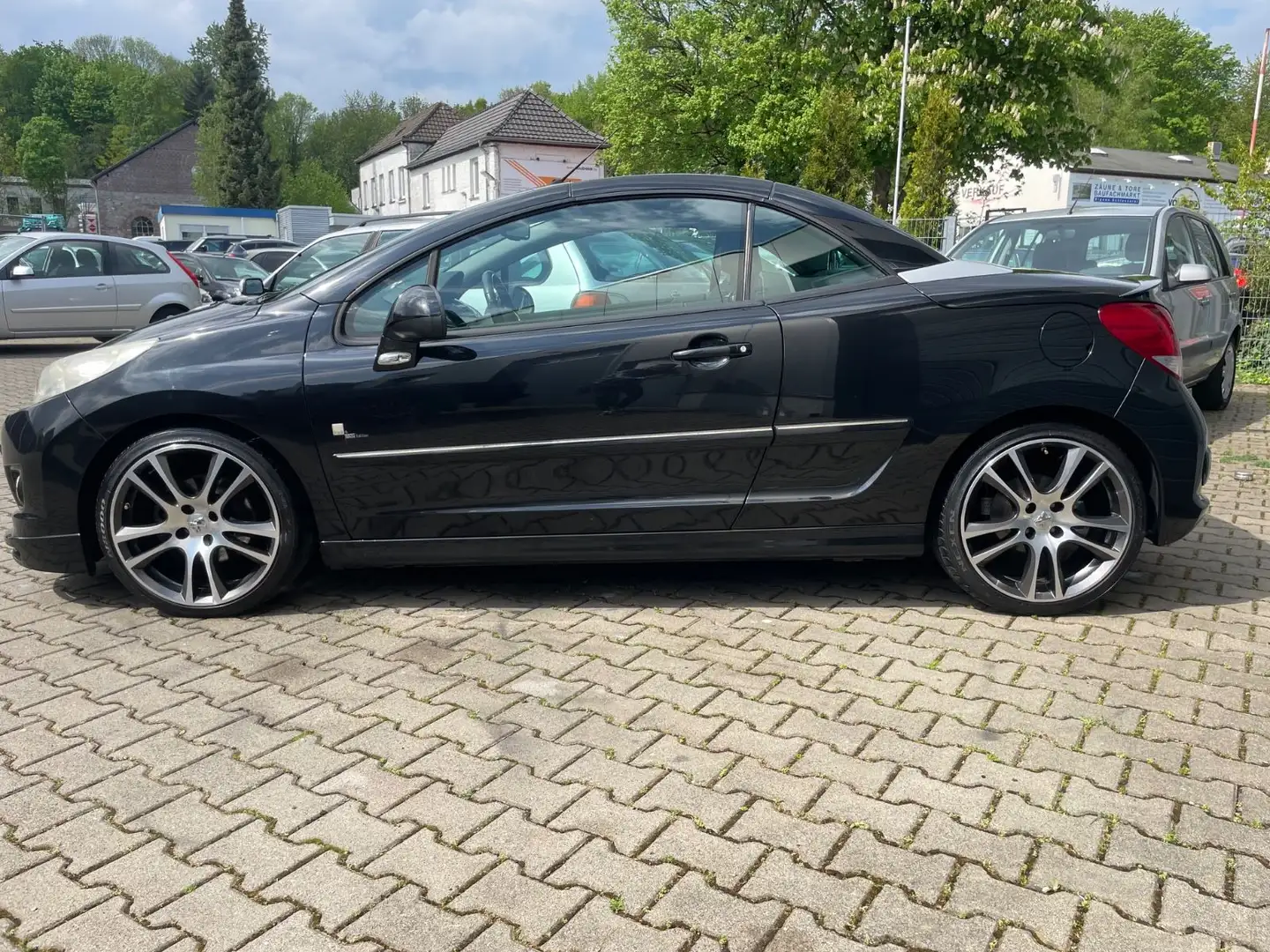 Peugeot 207 CC Platinum BLACK&WHITE  Leder 18" Alu TOP! Zwart - 2