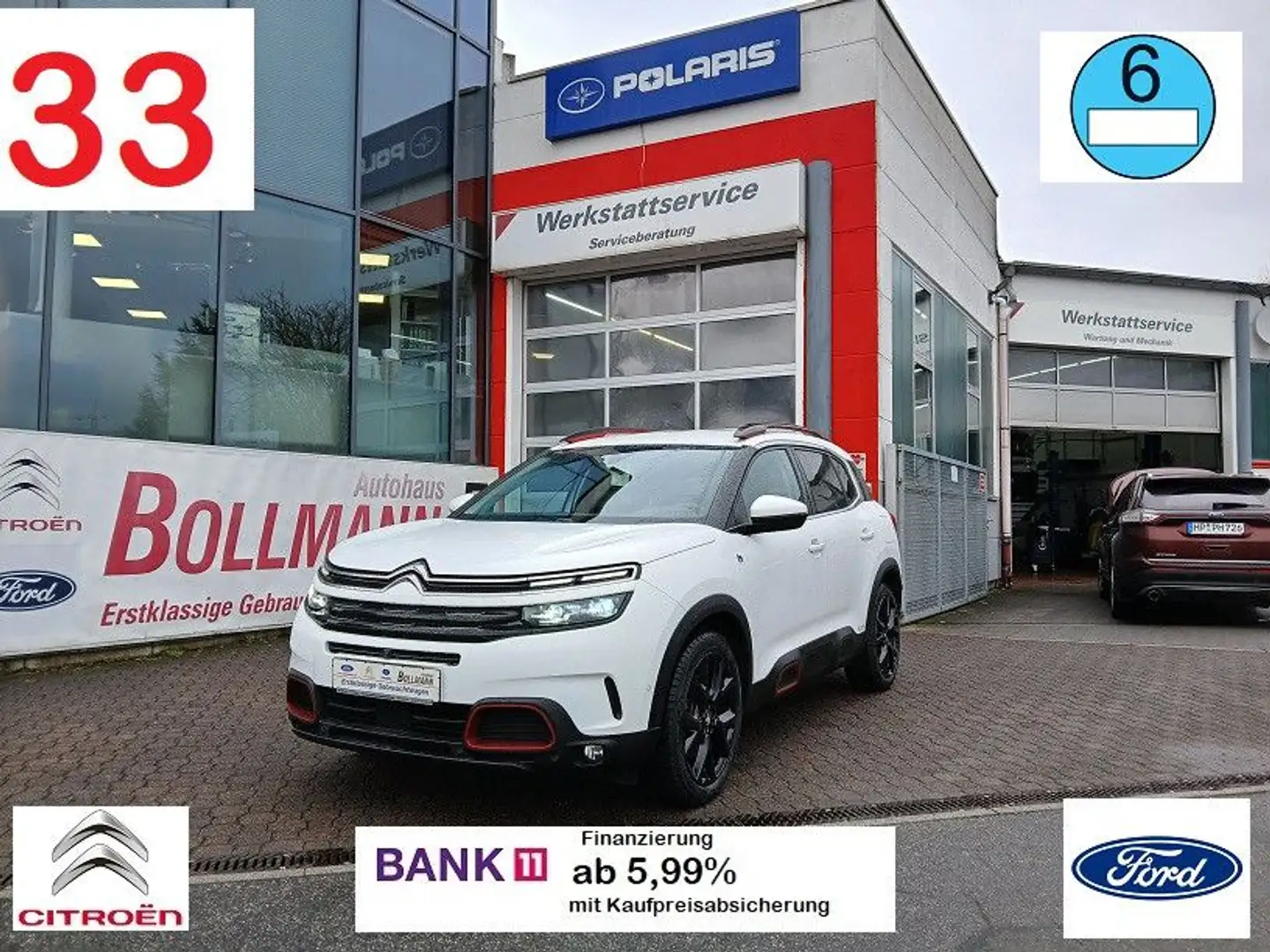 Citroen C5 Aircross Shine Pack Hybrid,Massagesitze,Leder Weiß - 1