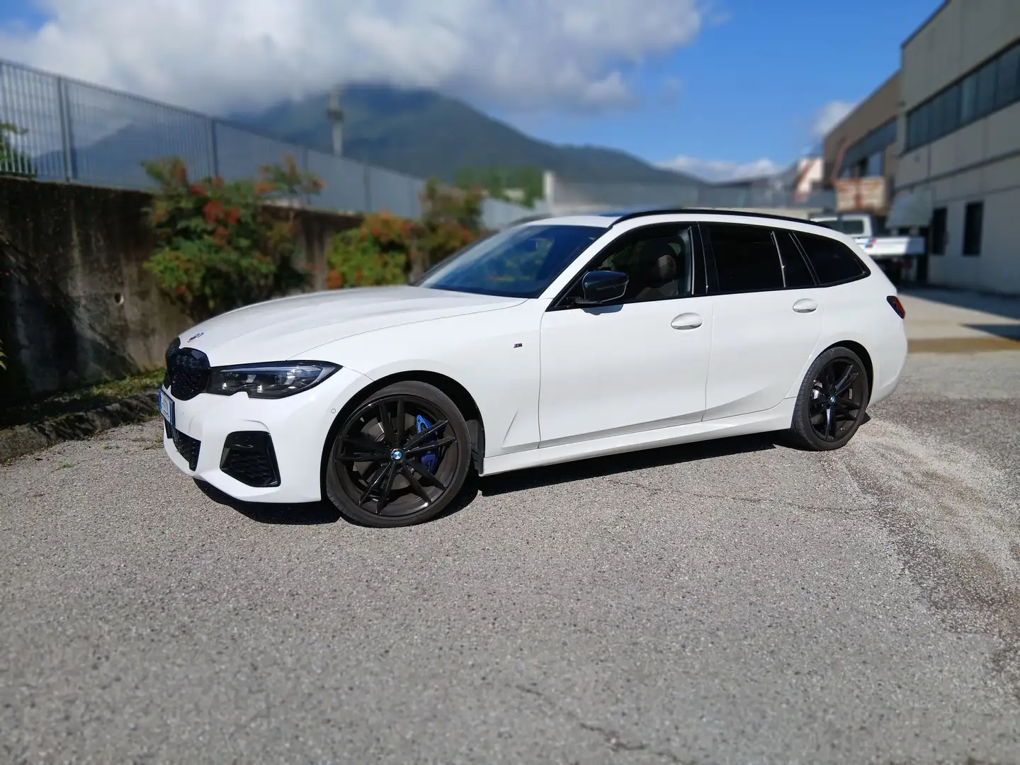 BMW 340 Serie 3 G21 2019 Touring M340i Touring mhev 48V xdrive auto Blanco - 1