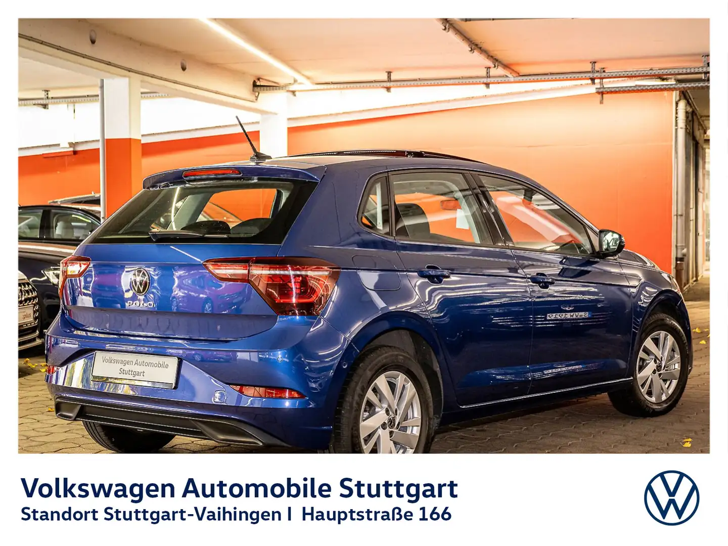Volkswagen Polo 1.0 TSI Style SHZ Klima Naiv Kamera PANO Bleu - 2